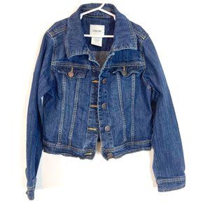 Cherokee Girls Blue Long Sleeve Denim Jacket Size Large (10/12)